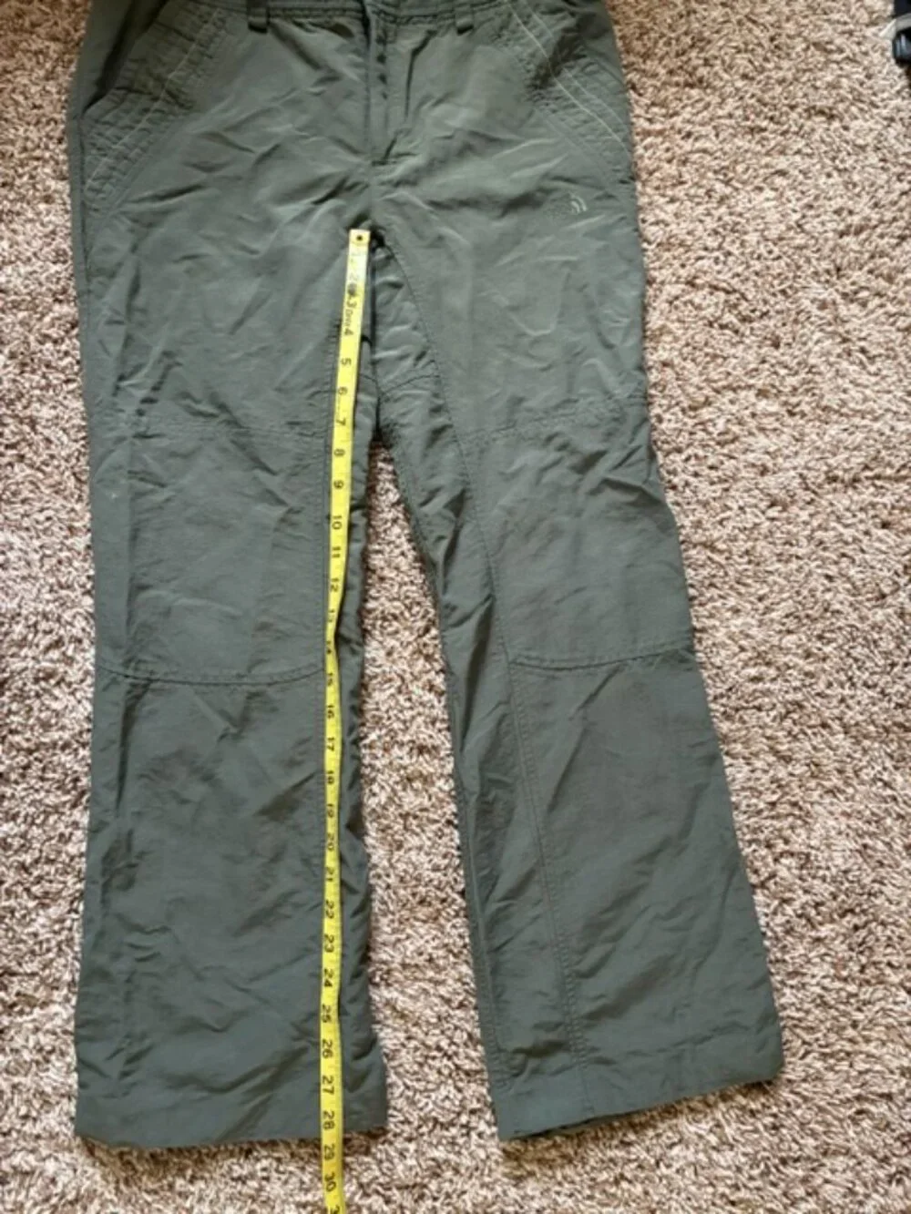 North Face women's nylon pants, size 12, good condition